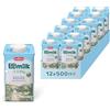 Buona BBmilk 0-12 Liquido, Latte Bio per Neonati 12x500ml, Indicato dalla Nascita fino ai 12 mesi, Qualora l'Allattamento non è Possibile o Sufficiente, Latte per Neonati Liquido Made in Italy