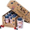 Generico Bubble Tea Lampone con Perline Gusto Mirtillo Pacco da 275ml x 10
