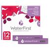 Zuccari WaterFirst 12 pratici Stick-Pack 100% aromi naturali estratti, 12 pezzi Mirtillo mela fiori di Clitoria, Kiwi Bergamotto Guava,12 Pezzi Karkadè Dragon Fruit Acerola