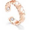 Hasnsofie Vital - Anello magnetico da donna, con potenti magneti, per perdere peso, dormire meglio, alleviare lo stress, aperto e regolabile, con confezione regalo