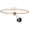 Auinniuz Braccialetto con foto personalizzate in argento Sterling, con immagine personalizzata all'interno