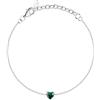 BLUESPIRIT Bracciale Donna in Argento 925 rodiato, Zirconi, Collezione Colorful - P.25U205002700