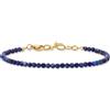 COAI Bracciale Donna Pietre Naturali Fino Minimalista | Bracciale da donna con perline di pietre naturali sfaccettate 3mm, leggero ed elegante, regolabile 16.5+3cm