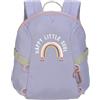 Lässig Piccolo zaino per bambini per la scuola materna con cinturino da 2 anni, 20 x 9 x 24 cm, 3,5 L, Outdoor Rainbow Pastel Lilac