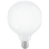 Eglo LED E27 dimmerabile, lampadina a globo, 7,5 Watt (equivalente | a 60 Watt), 806 Lumen, illuminante bianco caldo, 2700k, lampada bianco opale, G125, Ø 12,5 cm
