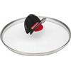 Ballarini Click&Cook Coperchio in Vetro, Alluminio, Trasparente, 20 cm