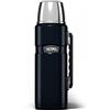 Thermos 183267 Stainless King Flask, Midnight Blue, 1.2 L | Adulti in acciaio inox metallo termico isolato a tenuta stagna bevande bottiglia d'acqua con tazza di caffè/coperchio tazza