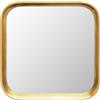 KARE Design specchio a parete Vincenza, oro/specchio, quadrato, 43 x 43 cm | angoli stondati, look glamour, durevole, facile da montare