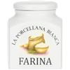LA PORCELLANA BIANCA - Barattolo farina Conserva
