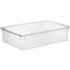 Sundis Rotho Contenitore "Clear Box Blanket" 30 l Coperchio - AppMyBox con codice QR - capienza 30 l - 70.5x40x16.5 cm - Trasparente - impilabile - Materiale Sintetico/plastica (PP) - Diverse Misure