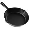 YASHE Padella in Ghisa da 20cm, padella in ghisa con manico, Pentola per Uova e Omelette, Adatta a Forno, Adatta a Cucina Interna ed Esterna