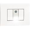 VEMER VE770600 MUVY - Segnapasso LED da Interno, Lampada a Incasso (1 modulo su scatola 503) per Scale e Corridoi, Luci Notturne con Sensore di Movimento, Bianco Opale