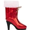 Idena 10040163 - Stivale femminile per San Nicola, misura 10,5 x 5 x 16 cm, decorazione natalizia