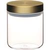 Master Class MasterClass Barattolo ermetico in vetro per alimenti con coperchio in ottone, 700 ml (1,25 pts)