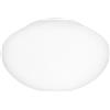 Eglo lampada da soffitto Ella, Ø 20 cm, lampada a parete a 1 | fiamma, lampada da soffitto in acciaio e vetro bianco, opale opaco, lampada per soggiorno, cucina, ufficio, corridoio, E27
