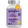 Gloryfeel Melatonina per Dormire, 400 Compresse, 1 mg per Compressa | Scorta +1 Anno, Melatonina Forte Pura, Testato in Laboratorio, Vegan