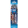 Oral-B Spazzolino da denti manuale per bambini con Spiderman della Marvel, setole morbide, per bambini dai 3 anni in su, 2 pezzi