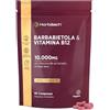 Horbäach Barbatietola Rossa Integratore 10.000mg con Vitamina B12, B6 & Pepe Nero | Una al Giorno - 90 Compresse Vegane - Beetroot Supplement - Horbaach