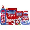 Somat Set per lavastoviglie, brillantante da 750 ml + 3 pastiglie detergenti per lavatrice + detergente intensivo per lavatrice da 250 ml + sale speciale