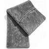 uncn Cuscino con noccioli di ciliegia con rivestimento rimovibile e | Cuscino termico per microonde, 43 x 13 cm, per collo e spalle, per un rilassamento rilassante, grande cuscino con grani