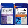 Dr Teal's Dr. Teal's Pure Epsom Salt Recovery Soaking Solution Set regalo (2 confezioni, 1,4 kg ea.) - Lenire e dormire lavanda, pre e post allenamento con solfato di magnesio e mentolo