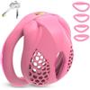 BDSMJOY Chastity cage small sex toy, cock cage per uomini, set BDSM con anelli scrotali, cintura di castità da schiavo per uomini (S)