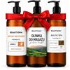 Beautiona® Set di 3 oli da massaggio da 500 ml, arnica, baltic spa e tè verde