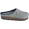 new confort Ciabatte invernali pantofole sabot donna tirolesi ROMY in feltro con suola leggera in sughero con finiture di pregio