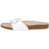 Birkenstock 040731 Madrid white, Birko Flor PIANELLE Uomo, White EU 41