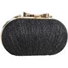 CORIOS Paillettes Clutch da Donna Borsetta da Sera Elegante Borsa a Spalla Pochette Piccolo con Catena Borsa Sposa Gorgeous Borsa a Tracolla Borse Messenger per Cerimonia Cocktail Ballo Festa Nero