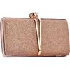 CORIOS Donna Borsetta da Sera Strass Clutch Paillettes Borsa a Spalla Pochette Elegante Borsa a Tracolla per Cocktail Festa Cerimonia Ballo Champagne