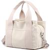 zhongningyifeng Borsa a tracolla da donna in tela, piccola borsa a tracolla casual multi-tasca con manico superiore