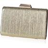 CORIOS Borsetta da Sera Donna Pochette Piccolo con Catena Elegante Borsa a Spalla Borsa Sposa Borse Messenger Cocktail Festa Ballo Cerimonia Clutch Oro