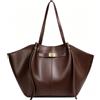 Generico Borsa Tote Grande Donna, Borsa A Spalla In Ecopelle Di Grande Capacità, Una Borsa Per Laptop Resistente All'acqua, Ideale Per Lo Shopping, L'università E Il Lavoro