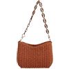 CORIOS Borsa a Mano in Paglia da Donna Bohemien Borsa a Spalla Borse Tote Tessitura Borsa Spiaggia Intrecciata Borsa a Tracolla Retrò Borsa Tote per Viaggi Data e Vacanz Arancione