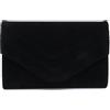 CORIOS Borsetta da Sera da Donna Velluto Clutch Pochette Piccolo con Catena Borsa Sposa Elegante Borsa a Tracolla Retro Borsa a Spalla Borse Messenger per Cocktail Festa Cerimonia Ballo Nero