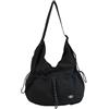 CORIOS Nylon Borsa a Tracolla da Donna Impermeabile Borsa a Mano Casuale Borsa a Spalla Leggero Borse Messenger Multifunzionale Borse Tote per Lavoro Viaggi Shopping Uso Quotidiano Nero