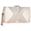 CORIOS Borsetta da Sera Donna Clutch con Frange Pochette Piccolo con Catena Elegante Borsa a Spalla Borsa Sposa Lussuoso Borsa a Tracolla Borse Messenger per Cocktail Festa Cerimonia Ballo Oro