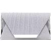 CORIOS Clutch Bag con Paillettes Borsetta da Sera Donna Borsa Sposa Bling Borsa a Spalla Pochette Piccolo con Catena Elegante Borsa a Tracolla per Cerimonia Festa Ballo Cocktail Argento
