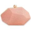 CORIOS Borsetta da Sera da Donna Paillettes Clutch Pochette Piccolo con Catena Borsa Sposa Elegante Borsa a Spalla Borsa a Tracolla Gorgeous Ballo Festa Cocktail Cerimonia Borse Messenger Arancione