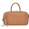 Gaudí Borsa donna GAUDI' top handle beige con charms a mano con tracolla staccabile colore beige misure 33x17x9 cm