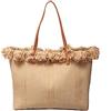 CORIOS Borsa a Mano in Tela Borse a Spalla Donna Alta Capacità Borsa Spiaggia Bohemien Borse Tote Casuale Borse a Tracolla con Nappe per Viaggio Vacanza Uso Quotidiano Cachi