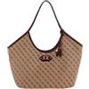 GUESS Donna Borsa Tote Samantha Girlfriend Tote Beige