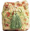 CORIOS Etnico Stile Borse Tote Bohemien Borsa a Mano Borse a Tracolla in Tela Donna Borse a Spalla con Nappe Coulisse Borsa Spiaggia Retro Borse Secchiello Borse Messenger Multicolore C