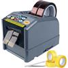 Clickovia Distributore automatico di nastro, macchina da taglio elettrica manuale e automatica con display LCD, taglia 6-60 mm di larghezza 999 mm di lunghezza massima per ufficio, magazzino, vendita al