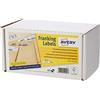 Avery Franking Labels - 2 per sheet, manual feed - FL01 140x38mm /ds 500x2