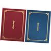 VILLFUL Custodia per Certificati A4 2 Pezzi in Carta, Protezione Elegante | Pergamena Diploma, Busta per Documenti, Cartelle dei Certificati, Uso in Cerimonie di Laurea