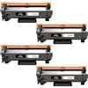 Veson 4 x TN2420 TN-2420 compatibile per TN2410 TN 2410 per Toner Brother MFC L2710DW TN2410 TN 2410 per L2710DW MFC-L2710DN HL-L2350DW DCP-L2530DW HL-L2375DW MFC-L2710DW DN HL-L233 50DW 750DW HLL. -L2310D