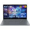 BMAX AI PC Portatile Core Ultra 5 115U 15.6 Pollici 16GB RAM 512GB NVMe SSD | Intel AI Boost NPU Computer Portatile Win11 Pro Tastiera Retroilluminata USB C WiFi 6 BT 5.4 Film per Tastiera Italiana