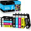 LeciRoba cartucce 502xl per cartucce epson 502 e per epson 502 XL compatibili per Epson XP-5100 XP-5105 XP-5150 XP-5155 Epson WF-2860 WF-2865 WF-2880 WF-2885 stampante(9 confezione)